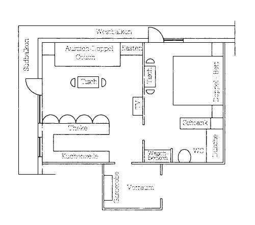 Appartements Birkenhof 베르왕 객실 사진